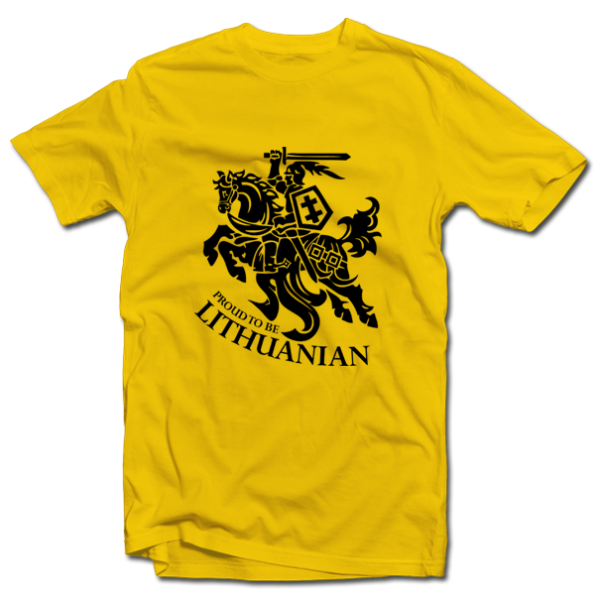 Marškinėliai "Proud to be Lithuanian" Marškinėliai "Proud to be Lithuanian"