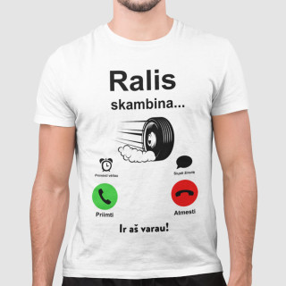 Marškinėliai "Ralis skambina"