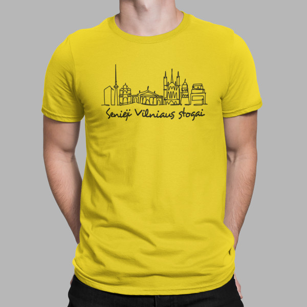 Marškinėliai "Senieji Vilniaus stogai"