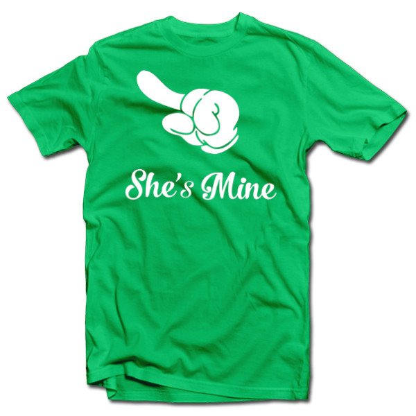 Marškinėliai "She's mine" Marškinėliai "She's mine"
