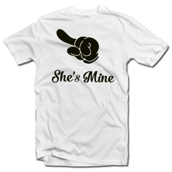 Marškinėliai "She's mine" Marškinėliai "She's mine"