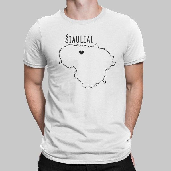 Marškinėliai "Šiauliai - širdis"