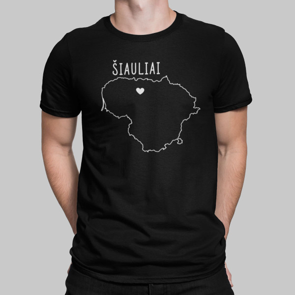 Marškinėliai "Šiauliai - širdis"