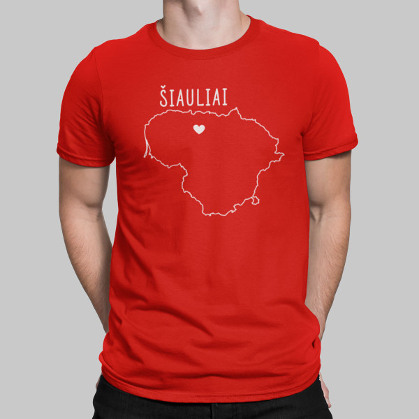 Marškinėliai "Šiauliai - širdis"