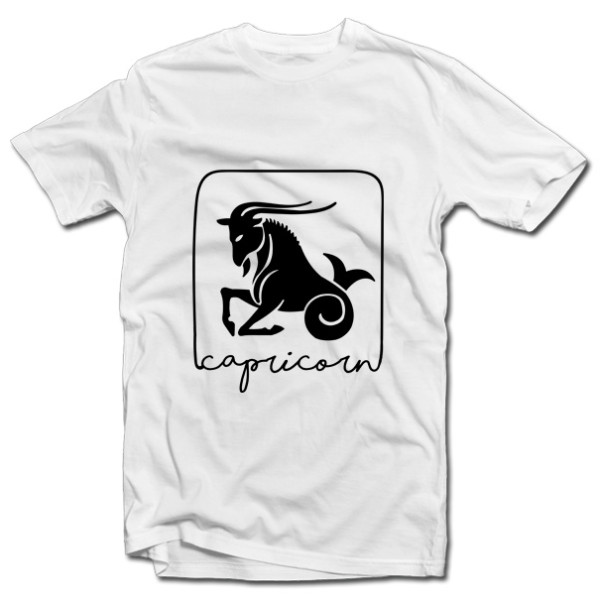 Marškinėliai su zodiako ženklu "Ožiaragis"