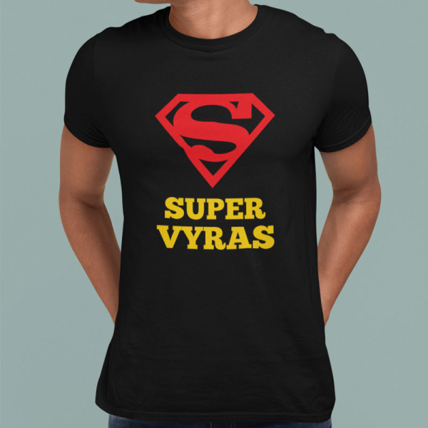 Marškinėliai "SUPER VYRAS" Marškinėliai "SUPER VYRAS"