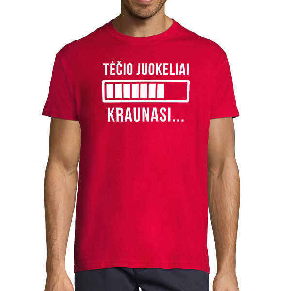 Marškinėliai "Tėčio juokeliai kraunasi"