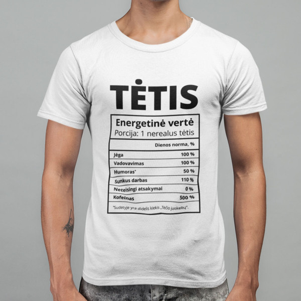 Marškinėliai "Tėčio sudėtis"