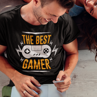 Marškinėliai "The best gamer"