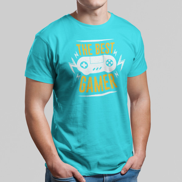 Marškinėliai "The best gamer"