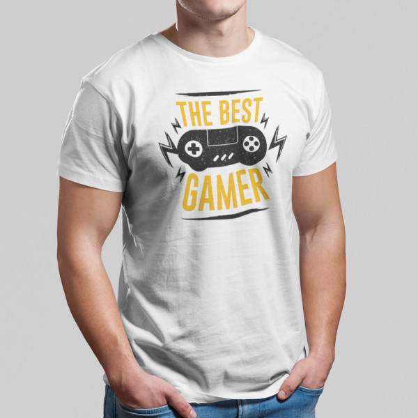 Marškinėliai "The best gamer"