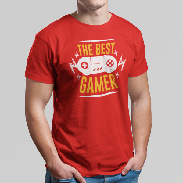 Marškinėliai "The best gamer"