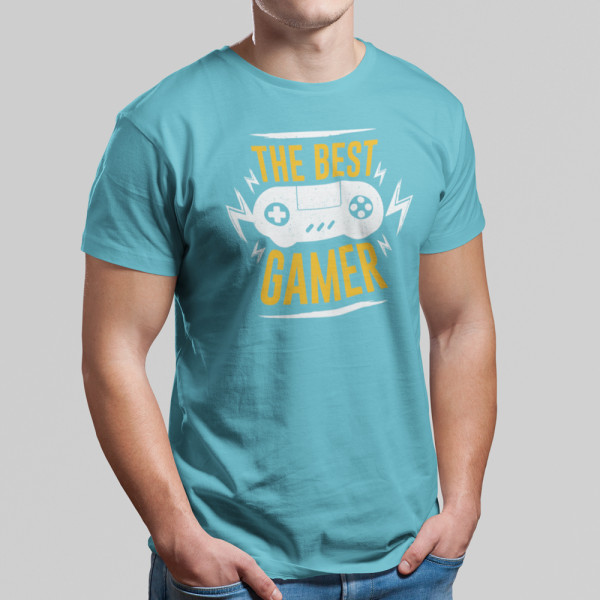 Marškinėliai "The best gamer"