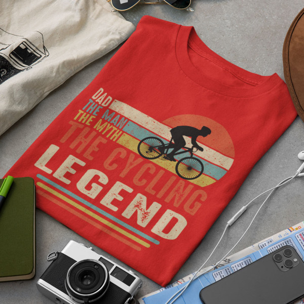 Marškinėliai "The cycling legend"