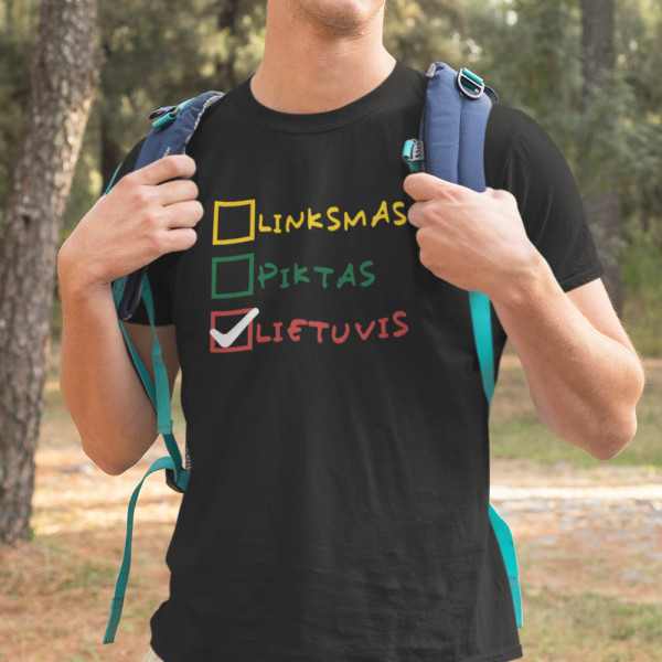 Marškinėliai "Tiesiog lietuvis" Marškinėliai "Tiesiog lietuvis"