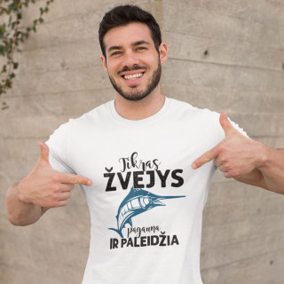 Marškinėliai "Tik tikras žvejys"