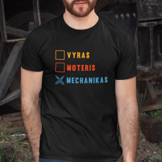 Marškinėliai "Tikras mechanikas"