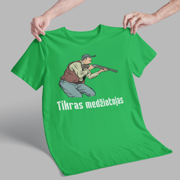 Marškinėliai "Tikras medžiotojas"