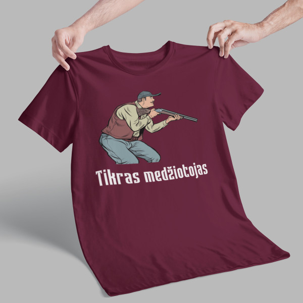 Marškinėliai "Tikras medžiotojas"