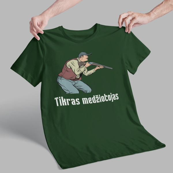 Marškinėliai "Tikras medžiotojas"