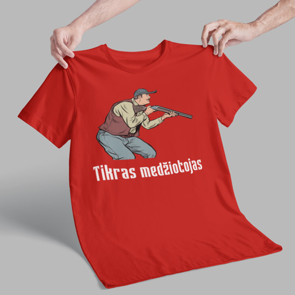 Marškinėliai "Tikras medžiotojas"