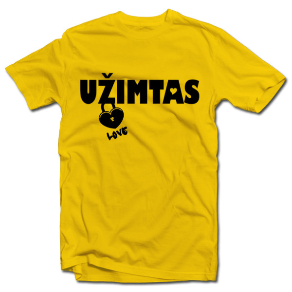 Marškinėliai "Užimtas"