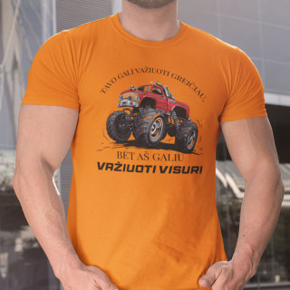 Marškinėliai "Važiuoju visur"