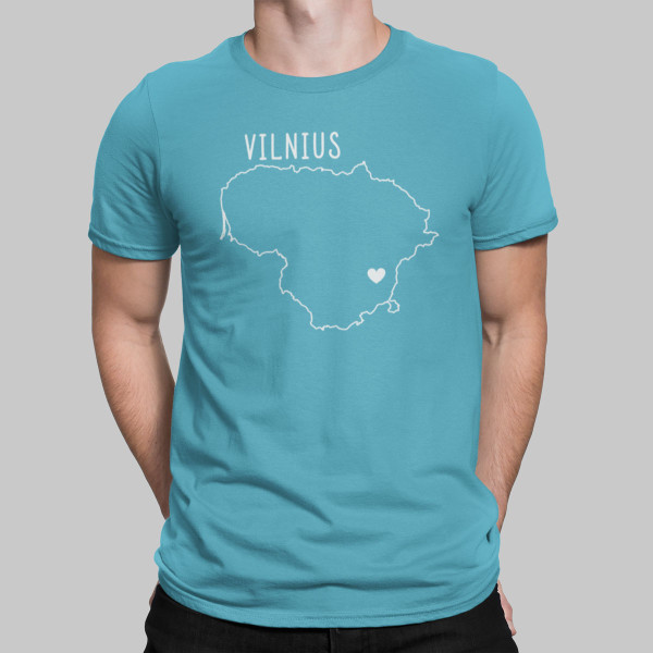 Marškinėliai "Vilnius - širdis"