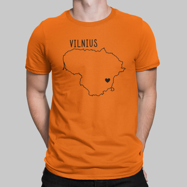 Marškinėliai "Vilnius - širdis"