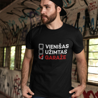 Marškinėliai "Visada garaže"