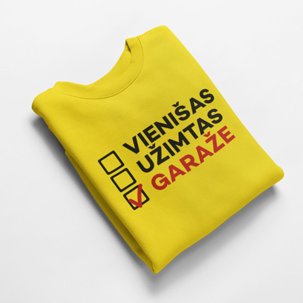 Marškinėliai "Visada garaže"