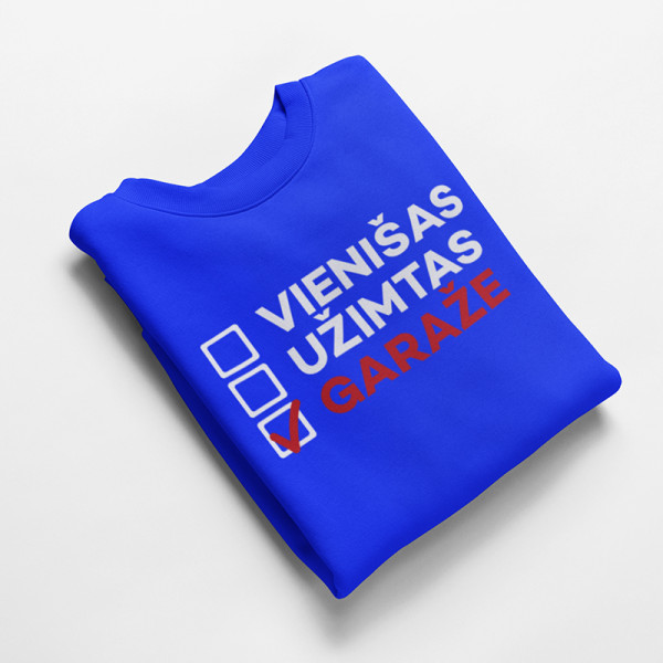 Marškinėliai "Visada garaže"