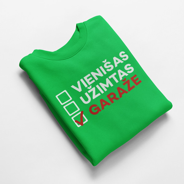 Marškinėliai "Visada garaže"