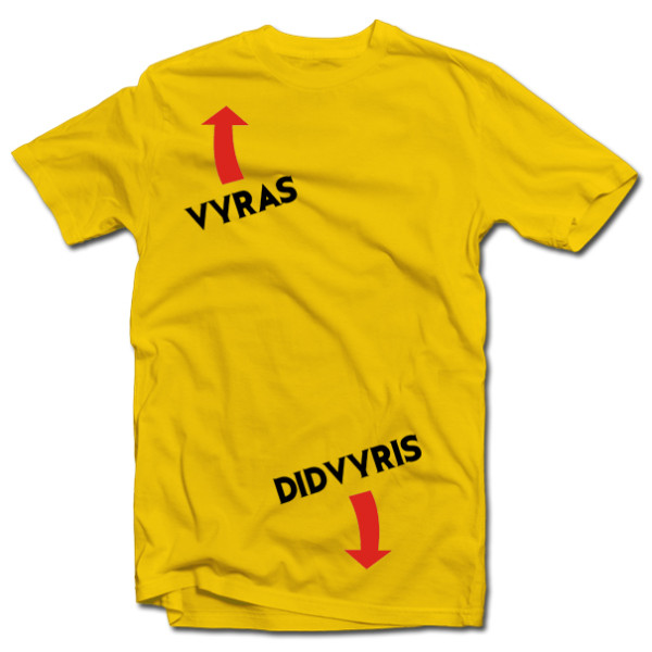 Marškinėliai "Vyras didvyris"