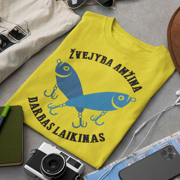 Marškinėliai "Žvejyba amžina"
