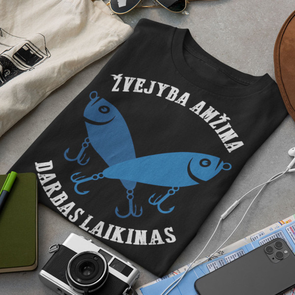 Marškinėliai "Žvejyba amžina"