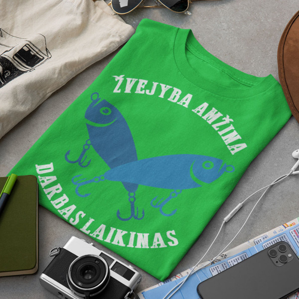 Marškinėliai "Žvejyba amžina"