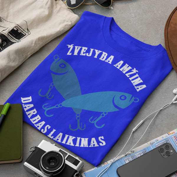 Marškinėliai "Žvejyba amžina"