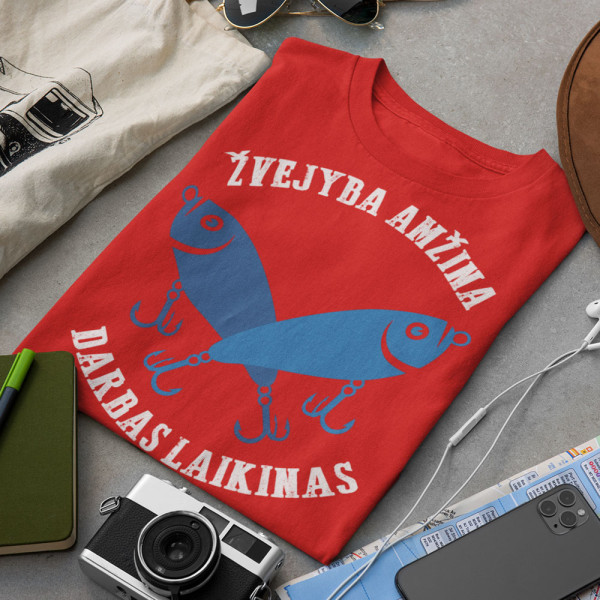 Marškinėliai "Žvejyba amžina"
