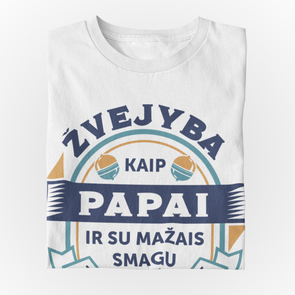 Marškinėliai "Žvejyba kaip papai"