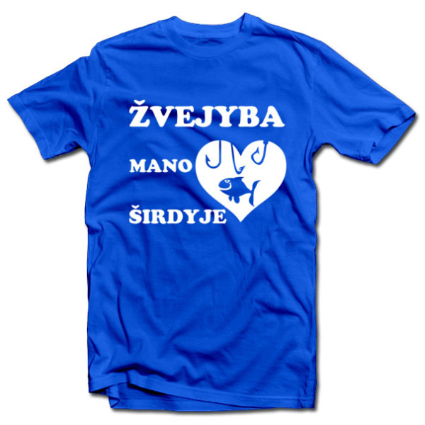 Marškinėliai "Žvejyba mano širdyje" Marškinėliai "Žvejyba mano širdyje"