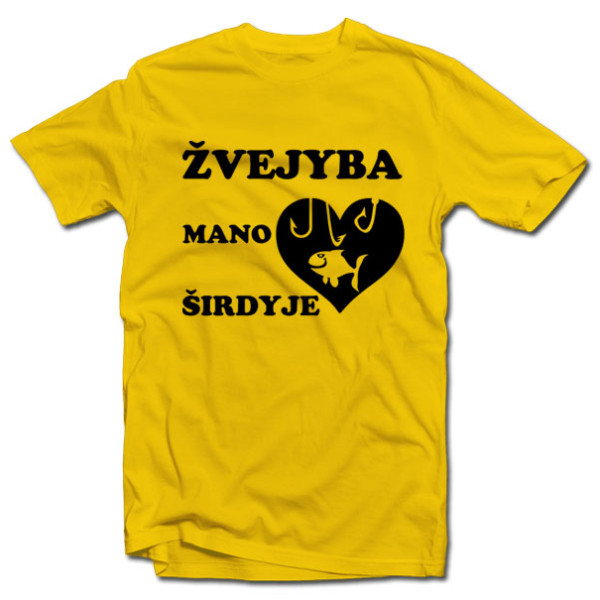Marškinėliai "Žvejyba mano širdyje" Marškinėliai "Žvejyba mano širdyje"