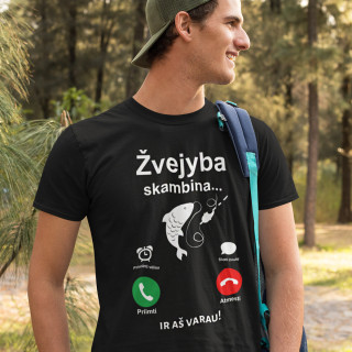 Marškinėliai "Žvejyba skambina"