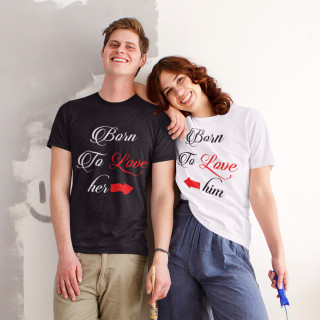 Marškinėlių komplektas "Born to love"