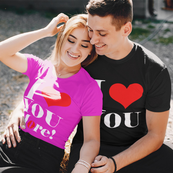 Marškinėlių komplektas "Couple love" Marškinėlių komplektas "Couple love"
