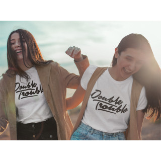 Moteriškų marškinėlių komplektas  "Double trouble"