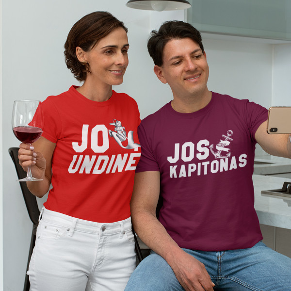 Marškinėlių komplektas "Kapitonas ir undinė"