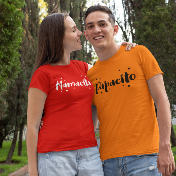 Marškinėlių komplektas "Mamacita and Papacito" Marškinėlių komplektas "Mamacita and Papacito"