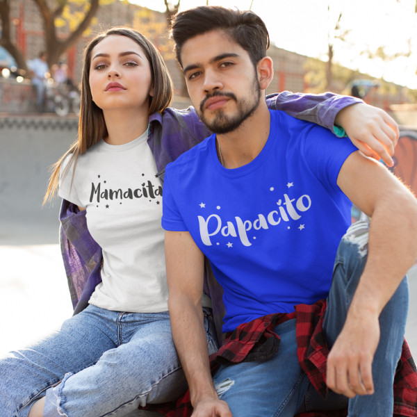 Marškinėlių komplektas "Mamacita and Papacito" Marškinėlių komplektas "Mamacita and Papacito"