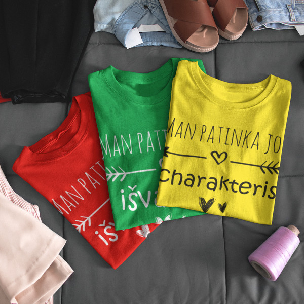 Marškinėlių komplektas "Man patinka" Marškinėlių komplektas "Man patinka"
